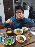  山田花子、沢山おかわりしてくれた長男リクエストの料理「母の味が恋しくなるのね」 