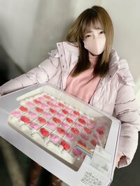 もえのあずき『コストコ購入品♡巨大ケーキ♡』