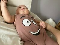 桃『もうすぐ生後4ヶ月！新しい技を覚えて、楽しそう♡』