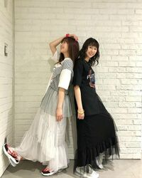 「りんりんコンビは無敵」ももクロ・玉井＆佐々木の“白黒コーデ”にファン称賛