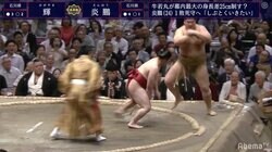「本当に素晴らしいストーリー」炎鵬、中学校の同級生対決を制して1敗を守る