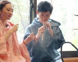 美女とシーシャ…石丸伸二（43）「僕も感情があるんで…」恋愛番組に出演した理由を明かす