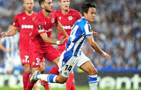 タイミング絶妙！ 久保建英が絶妙な飛び出しから決勝ゴールを“股抜き”アシスト、ソシエダを連勝に導く