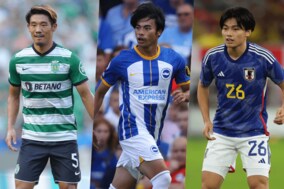 日本人選手が躍動！　三笘プレミア初得点に上田は豪快ヘディング弾…ケガ明けの守田もゴール