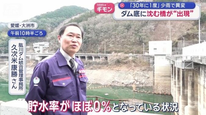 肱川ダム統合管理事務所　久次米康勝さん