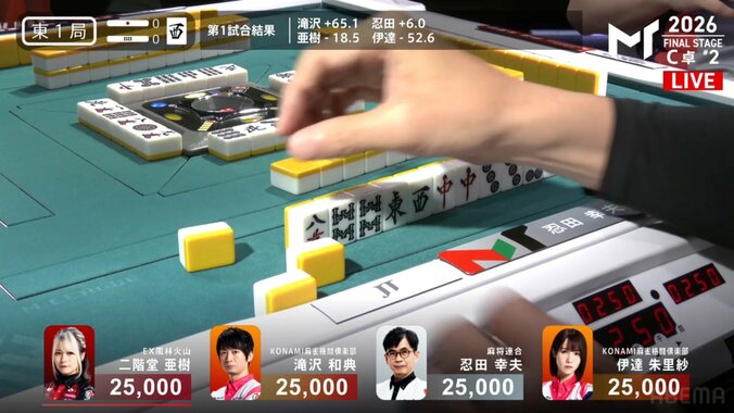 牌がグシャ！まさかのハプニング