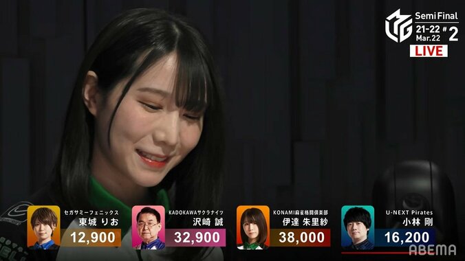 魔王の系譜・伊達朱里紗、先輩・佐々木とコンビで連勝「最高の開幕」チームは首位浮上／麻雀・Mリーグ 1枚目