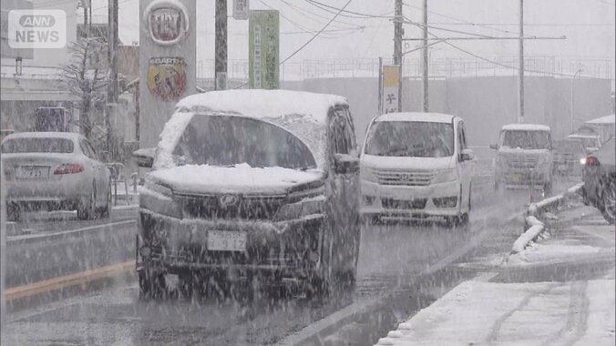 首都圏に“大雪”スリップ事故多発…3月に異例の積雪　東京都心でも1カ月ぶりの降雪 1枚目