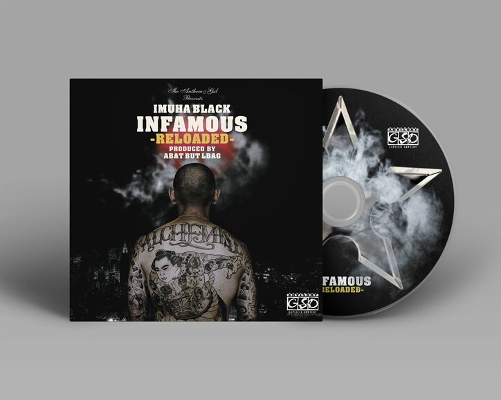 "THE ANTHEM" の中心人物でもあるIMUHA BLACK、早くも2022年新作「THE INFAMOUS RELOADED」が2月15日に発売！！