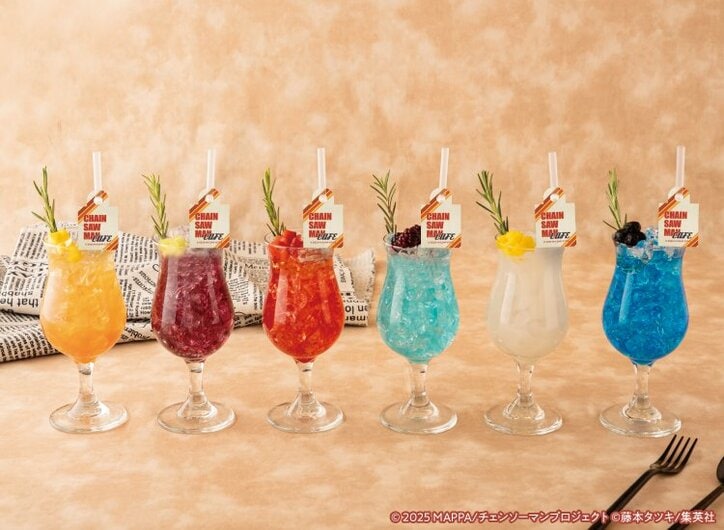 [照片/圖片] 劇場版《鏈鋸人 蕾潔篇》公開紀念咖啡廳將於東名阪舉辦！9月起在東京和大阪，10月起在愛知期間限定開放 14