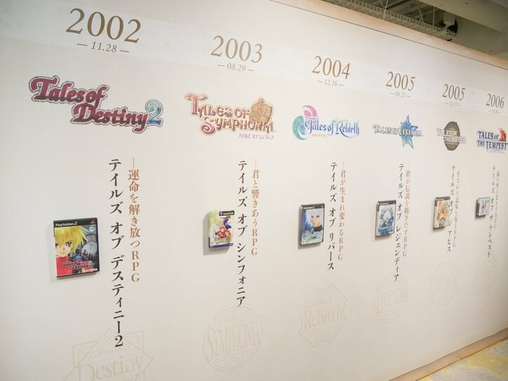 【写真・画像】『テイルズ オブ』シリーズ30年の歩みを振り返る展示の数々!「TALES OF 30th MUSEUM」会場レポート 4枚目