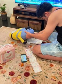 だいたひかる『オムツ替えに初挑戦する夫』