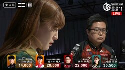 悩む美女の横顔が気になって仕方ない？ライバル雀士がチラ見連発、ファン爆笑「横から永井」「チラチラ見てただろ」／麻雀・Mリーグ