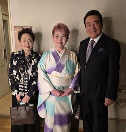 高橋英樹、妻＆島津亜矢と“開演前の3ショット”披露「素晴らしいステージでした」