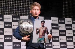 “ポスト那須川天心”として…原口健飛、RISEビッグマッチでムエタイ戦士タップロンに必勝宣言