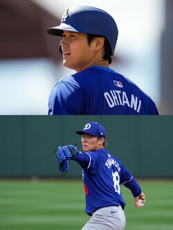 大谷翔平、2安打1打点で打率.583！移籍後初の盗塁も成功 初共演の山本由伸は3回4奪三振も制球難で6安打3四球5失点