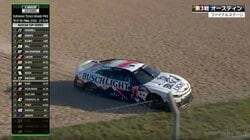 「あ、タイヤがない！」「取れちゃってるんじゃ…」ホイール丸ごと脱落→三輪走行のハプニング　タイヤ置き去りの思わぬ光景に中継騒然