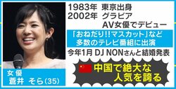 妊娠を発表した蒼井そらのブログに反響「AV女優の親だと不幸なのか」