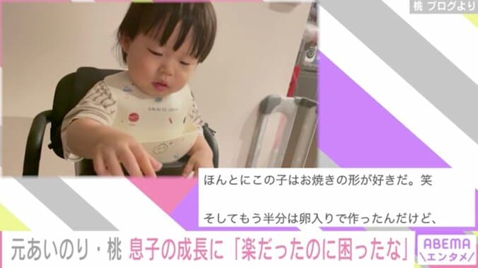 あいのり・桃、長男が好き嫌いするように「楽だったのに困ったな」  2枚目