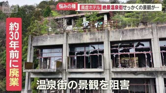 景観を阻害する悩みの種に
