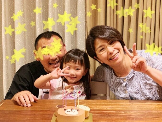 くわばたりえ、娘が4歳の誕生日を迎え「成長を感じました」 1枚目