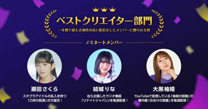 スターダストプラネット所属アイドル全集合「スタコミュ」1周年記念の「スタコミュAWARD」を開催 3枚目