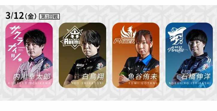 レギュラーシーズンの長き戦いがついにラスト 生き残るのはどこだ！／麻雀・Mリーグ