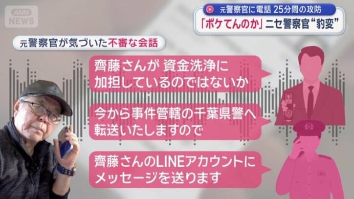 元警察官が気付いた不審な会話