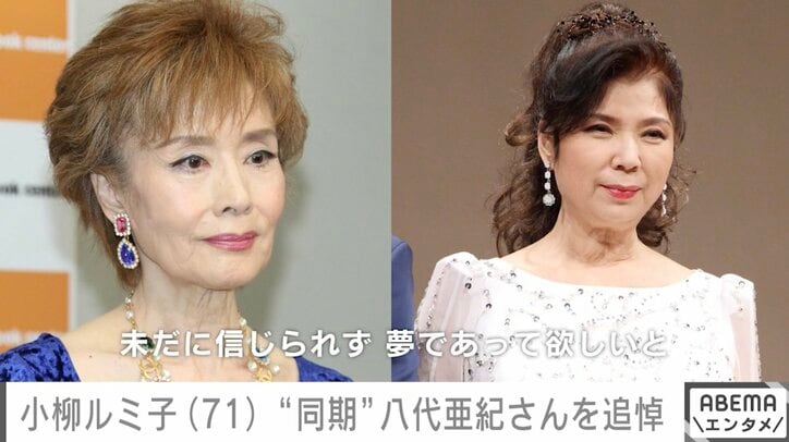 【写真・画像】小柳ルミ子、“同期”八代亜紀さんを追悼し涙「夢であってほしい」　1枚目