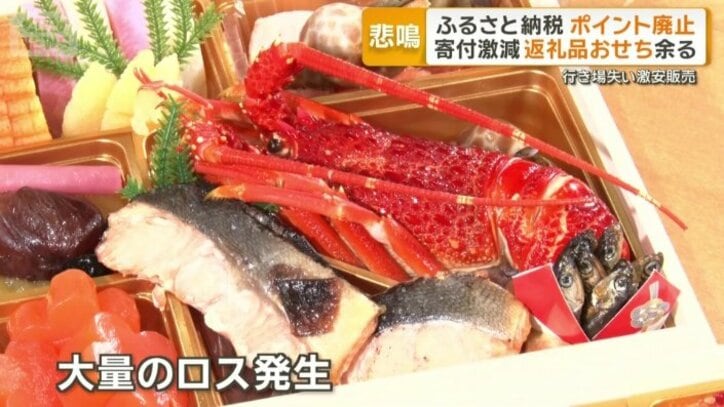 大量のロス発生