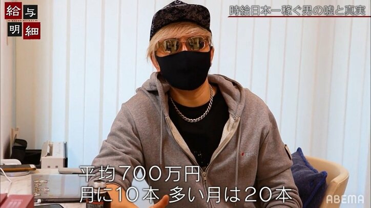 「体調悪くなる」「バカバカしくなってきた」“時給日本一”YouTuberラファエル驚愕の給与 仕事1本700万円、月収6000万円