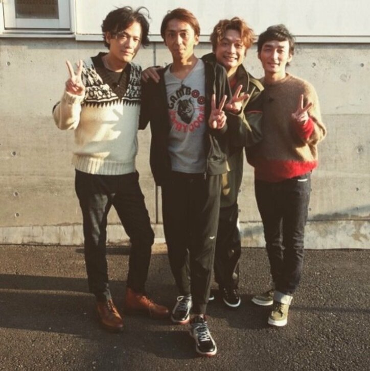 香取慎吾が森・稲垣・草なぎとの写真をInstagramに投稿