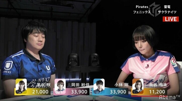 Mリーグ史上初の同点トップ 小林剛、土壇場で岡田紗佳に追いつく／麻雀・Mリーグ