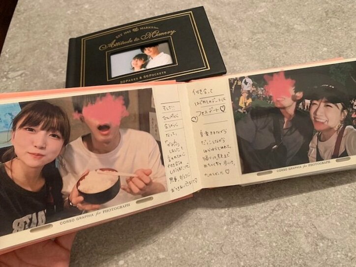 あいのり・桃、夫へのプレゼントを公開「いい感じに歴史を刻んでいってます」