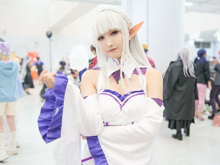 【写真・画像】『Re:ゼロから始める異世界生活』エミリアコスプレ画像　2枚目