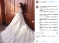 石川恋のウェディングドレス姿にファン悶絶「お嫁さんになってください！」「綺麗」