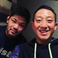 サバンナ高橋、五輪2連覇・大野将平（柔道73キロ級）との2ショットを公開「戦闘力の化け物と銭湯力なら負けない男」