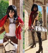 「進撃の巨人」ミカサを台湾人コスプレイヤー・雨波が完全再現！「完璧」「Great cosplay」と話題に