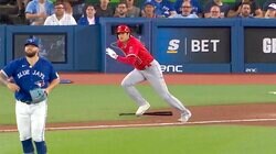 大谷翔平 “いきなり死球”直後にツーベース激走！ 両脚けいれん翌日に驚愕の鉄人ぶりで3試合連続安打