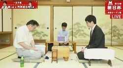 泉正樹八段 対 阿部健治郎七段　現在対局中／将棋・朝日杯将棋オープン戦一次予選