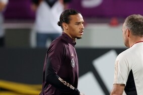 ドイツ代表、FWサネの日本戦欠場が決定…ひざの問題で前日練習に参加せず