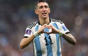 「そばにいてくれてありがとう」試合中から涙を流していたディ・マリア、W杯決勝前に妻に送っていた感動のメッセージ