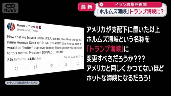 トランプ大統領はイランを牽制（けんせい）