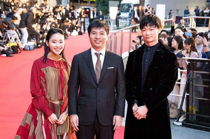 新進俳優・笠松将ら映画『花と雨』、キャスト陣&制作陣が東京国際映画祭に勢ぞろい