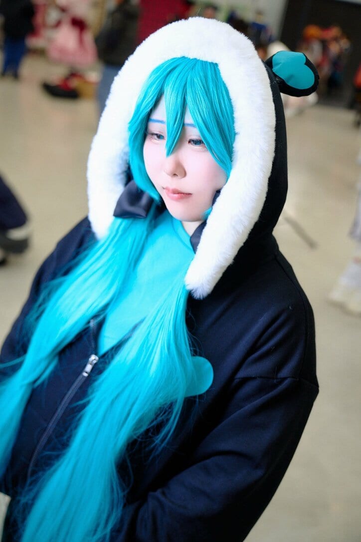【写真・画像】初音ミク“グリーンぽんぽこ”コスプレ画像　4枚目