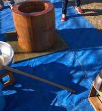 敦子『お餅つき』