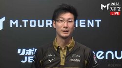 ゲットは俺だ！松本吉弘、指を突き上げ歓喜のゴールパフォーマンス 2連勝で首位通過「ABEMAS対決を見せたい」2位通過は小林剛／麻雀・Mトーナメント