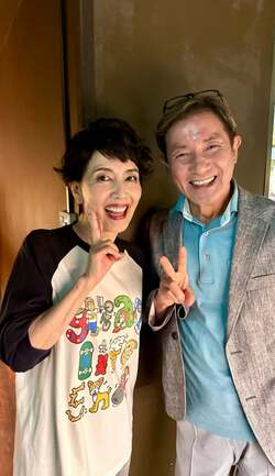 田中健、戸田恵子との2ショット写真を公開 「最高」「お若いですね」と反響