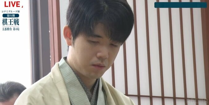 【写真・画像】藤井聡太棋王、カド番しのいで意地のタイ！ 増田康宏八段を破り2勝2敗 防衛4連覇へ決着はフルセットへ／将棋・棋王戦第4局　1枚目