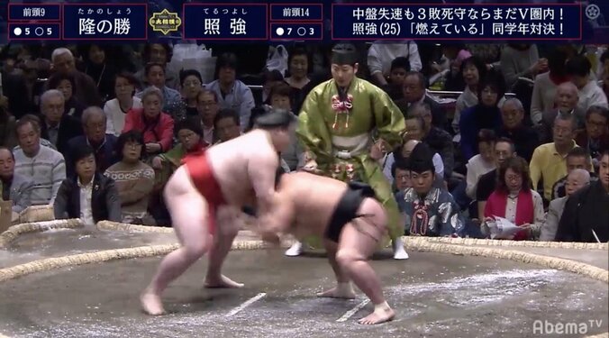 塩、足、はたき！　躍動の照強が2場所連続勝ち越し　動きの良さで翻弄 1枚目